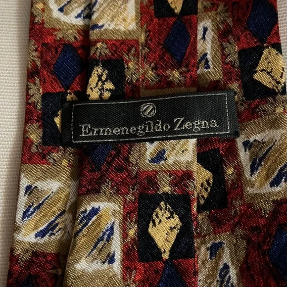 Ermenegildo Zegna Silk Necktie
